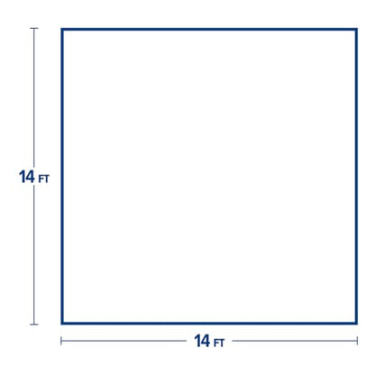 Tenax 2A240037 Bird Net 14'x14' Black - size: 14-ft x 14-ft