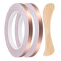 2pcs Copper Foil Tape 0.39" x82FT Single Conductive Adhesive Tape - size: 0.39 Inch x 82 FT