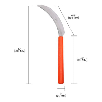 Harvest Sickle with Plastic Handle