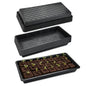 RooTrimmer 10 Pack 1020 Mesh Trays, Extra Strength 1020 Mesh Bottom Trays with Holes, 20'' x 10'', Heavy Duty Propagation Flats for Microgreens, Seed Starting, Soil Blocks, Hydroponics & Wheatgrass - size: 20L x 10W x 2.3 H