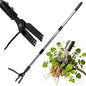 Weed Puller Tool Stand Up Hand Weeder Tool with Adjustable Long Handle, Weed Remover with Steel Head, Remove Weeds Root Easily Without Bending, Pulling or Kneeling for Lawn Garden(6 Claws) - size: 6 CLAWS
