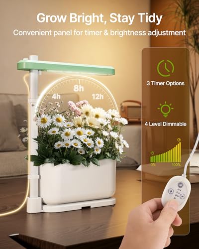 SUNCOZE Hydroponics Growing System Kit with 3 Pods for Beginners