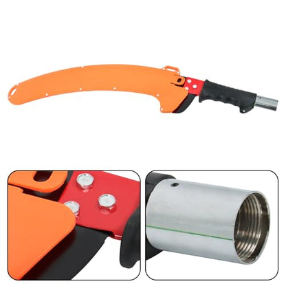findmall 27ft Manual Pole Saw Extendable Tree Pruner Sharp Steel Blade - color: Green, size: 27ft