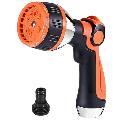 YAMATIC Heavy Duty Garden Hose Nozzle, 10 Adjustable Spray Patterns, 1PCS - style: Thumb Control-10 Spray Patterns
