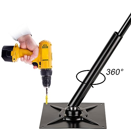 Bird Scarer Kite Rotating Base for Hawk Kite with 13ft Pole - color: Universal base