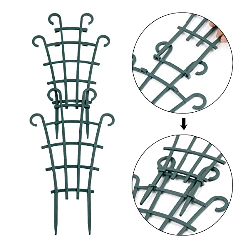 UWIOFF 12 Pcs Trellis for Potted Plants, Garden Trellis for Climbing Plants
