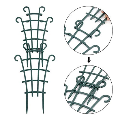 UWIOFF 12 Pcs Trellis for Potted Plants, Garden Trellis for Climbing Plants