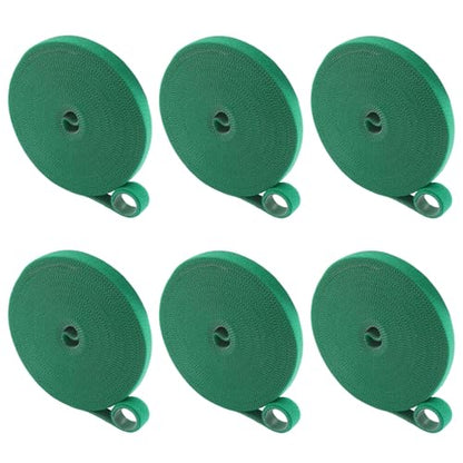 Plant Tape, 6 Rolls 196 Ft, Green - size: 196 feet- 6 rolls