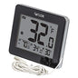 Taylor Wired Digital Indoor Outdoor Thermometer with LED Display, Wired Probe Sensor for Home, Greenhouse, Nursery, and Indoor Use, White Housing