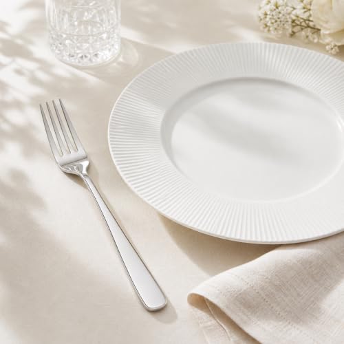 24 Piece Dinner Forks Set, 18/10 Stainless Steel Forks Silverware, 8 Inch - size: 24-Piece (8 Inches)