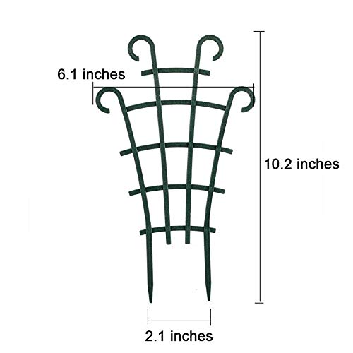 UWIOFF 12 Pcs Trellis for Potted Plants, Garden Trellis for Climbing Plants