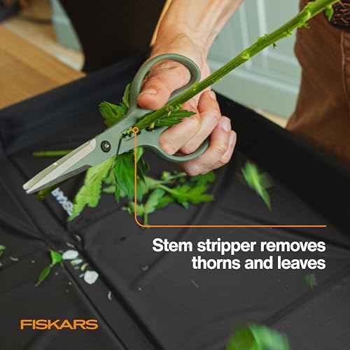 Fiskars 6" Plant Shaping Shears & Holder, Precision Indoor Gardening Snips - size: Shaper Plant Shears