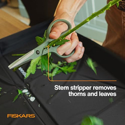 Fiskars 6" Plant Shaping Shears & Holder, Precision Indoor Gardening Snips - size: Shaper Plant Shears