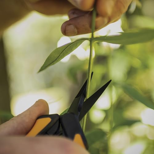 Fiskars 6" Non-Stick Pruning Snips, Resin-Resistant Garden Scissors, 2-Pack - style: Non-Stick Snips (2-Pack)