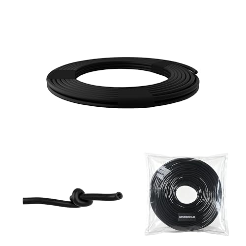 25Ft 1/4 Inch Soft PVC Drip Irrigation Tubing, for Low Pressure System - size: 25FT