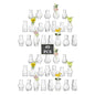 Glasseam Mini Bud Vases for Centerpieces: 40Pcs Clear Glass Vases in Bulk - size: 40pcs