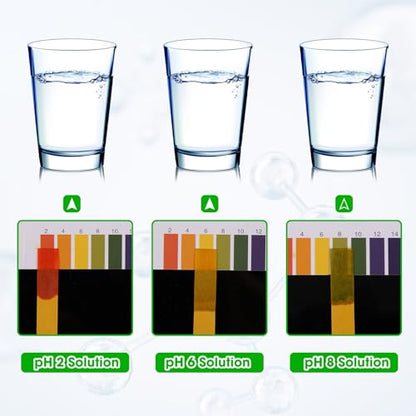 Handepo 50 Pack PH Test Strips 1-14, Universal Litmus Paper 4000 Strips