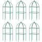 DoCred 6 Pack Peony Cage, 15.7" x 31.5" Metal Plant Support Garden Trellis - color: Green, size: 31.5"H x 15.7"W/6PC