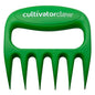 Bear Paws Cultivator Claw - Ergonomic Gardening Tools - Hand Held Garden Tool - Hand Rake - Strong Nylon Weeder - Manual Weeding, Aerating, Cultivating… - color: green