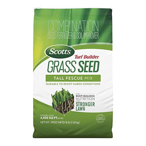 Scotts Turf Builder Grass Seed Tall Fescue Mix, 16 lbs. - size: 16 lb.