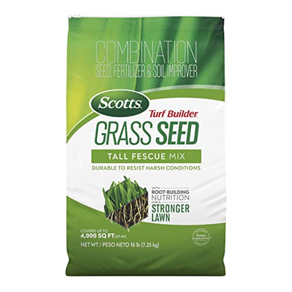 Scotts Turf Builder Grass Seed Tall Fescue Mix, 16 lbs. - size: 16 lb.