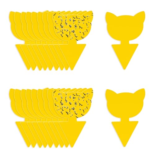 Whitefly, Aphid, Thrip Sticky Traps -20 PCS Yellow Bug Catcher - color: Color G-20PCS