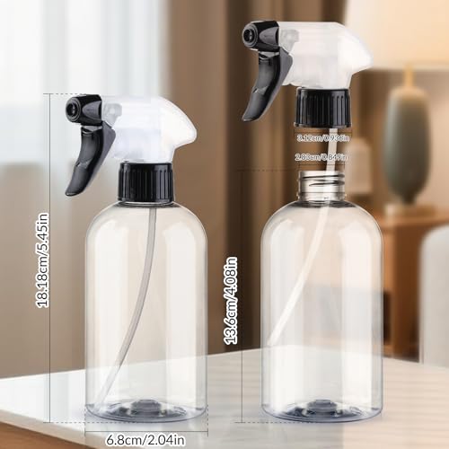 Spray Bottles 2Pack 10oz Plastic Squirt Bottles Water Spray Bottle - color: Dual-color