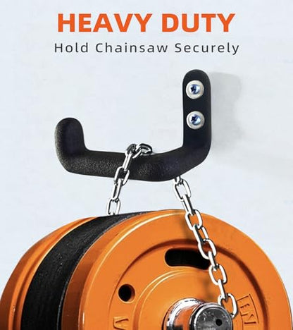 Chainsaw Hanger, 6 Pack Chainsaw Holder Wall Mount, Chainsaw Storage Hook - color: 6 Pack Hanger