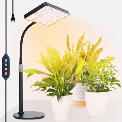 25W Desk Grow Lights for Indoor Plants, Bonsai, Seed Starting - size: 1 Head