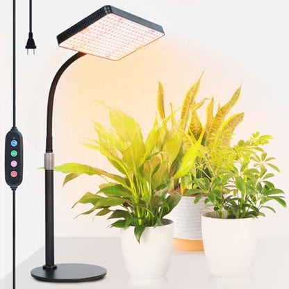 25W Desk Grow Lights for Indoor Plants, Bonsai, Seed Starting - size: 1 Head