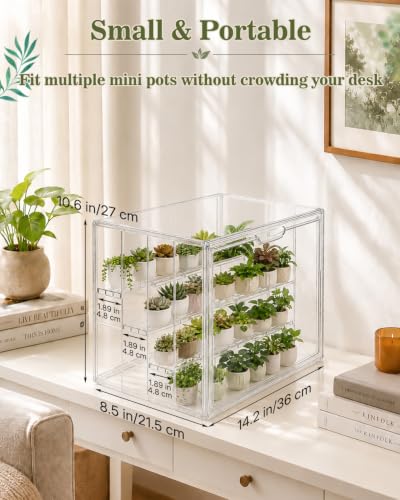Pawfly Mini Greenhouse Indoor Greenhouse Clear Portable Small Greenhouse