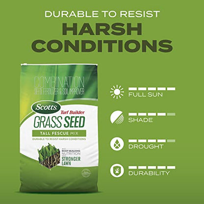 Scotts Turf Builder Grass Seed Tall Fescue Mix, 2.4 lbs. - size: 2.4 lb.