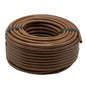 DIG B38100PB 100’ ¼” Polyethylene Tubing (.170 ID x .250 OD) | Blank Tubing for Drip Irrigation | Durable, UV-Resistant Feeder Line for Gardens, Landscaping, Irrigation Projects (Brown)