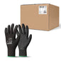 toolant Crinkle Latex Work Gloves, 120 Pairs, Black, Medium - color: Black - 120 Pairs, size: Medium