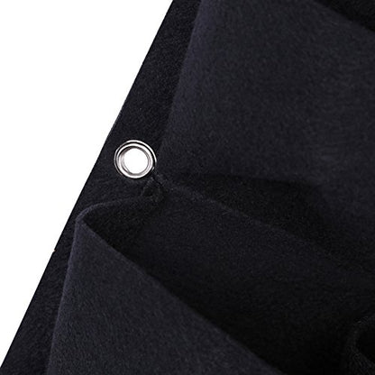Ogrmar 64 Pockets Wall Planter Breathable Vertical Garden Planter Grow Bag - size: 64 Pockets