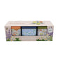 Buzzy Seeds Herbal Tea Garden Kit 3-Pack, Printed Metal Planters, Herbs