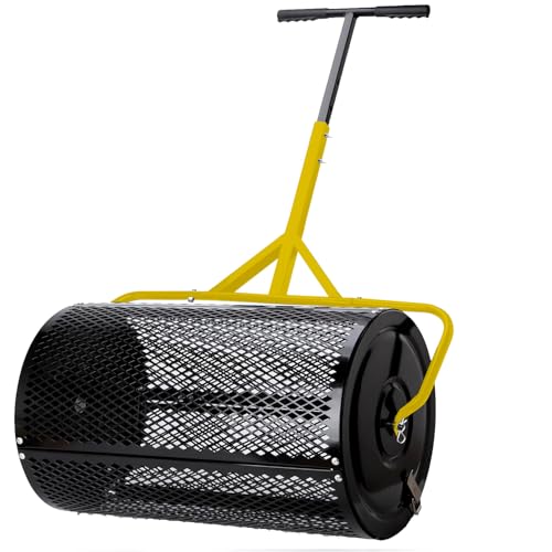 30 Inch Compost Spreader, Peat Moss & Lawn Top Dressing Spreader