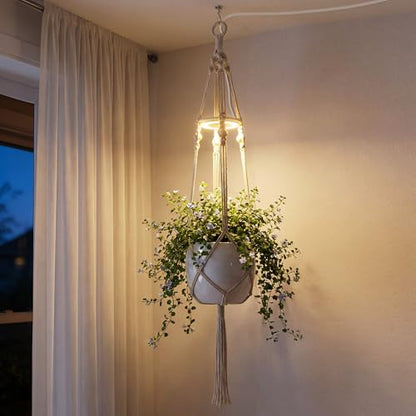 Hanging Plant Grow Lights for Indoor Plants with Timer - size: 1 Pack
