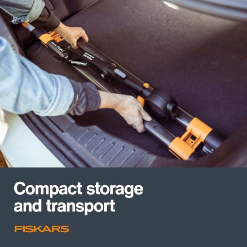 Fiskars 3-14 Ft XtendControl Extendable Modular Pole Saw & Tree Trimmer - style: 14' X2 Hook Bill Saw