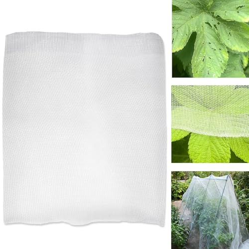 8Ft x 12Ft Garden Netting, Fine Mesh Insect Netting for Plant Protection - size: 8Ft x 12Ft