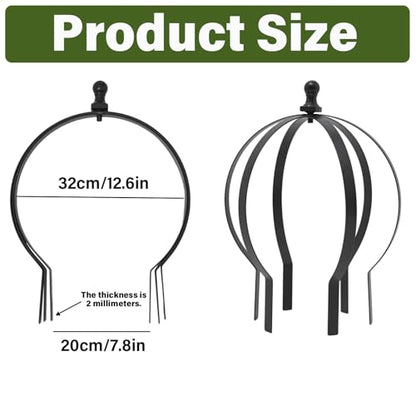 12.6x17.5 Inch Garden Obelisk, 2-Pack Outdoor Topiary Frame - color: 2 Pcs, size: 12.6"x17.5"