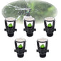 Micro Drip Irrigation, 1/2" External Thread Rotating Sprinklers Mini Wobbler Irrigation Water Spray Sprinkler Farm 360 Degree Rotary Watering Nozzles.(5 pcs)