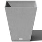 Veradek Pure Series Nobleton Planter - Tapered Square Outdoor Planter - color: Gray, size: 22 inch