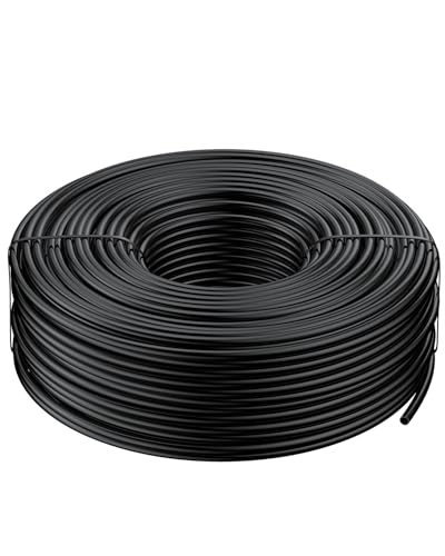 Pawfly 200FT 1/4 Drip Irrigation Tubing, Black Distribution Tubing - size: 200 FT 1/4" PE Drip Irrigation Tubing