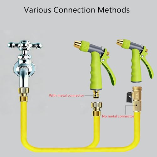 Garden Hose Nozzle, High Pressure Water Hose Nozzle Heavy Duty - color: Green