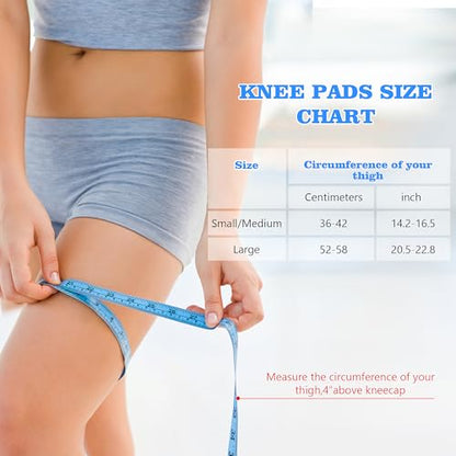 Knee Pads Thick Padding Durable & Lightweight for Men Women, Small/Medium - size: Small/Medium