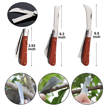 ZALALOVA Garden Grafting Tool Kits, 2 in 1 Pruning Tools - style: Garden Grafting Tool