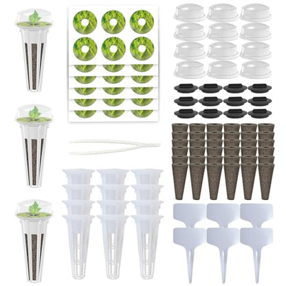 115Pcs Hydroponic Pods Supplies for Aerogarden Pods - size: 115 pcs