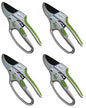 Garden Guru Ratchet Hand Pruning Shears - 2 in 1 Professional Garden Clippers with Ergonomic Grip - Makes Tough Cuts Easy (4 Pack) - size: 4 Pack, style: 2 in 1 Ratchet