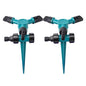 360 Degree Rotating Lawn Sprinkler - Ideal for Lawns, Gardens, Yards, Grass Watering with Powerful Spraying（2 Pack）